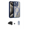MARSİLYAN™- iPhone 15 Pro Max Kılıf Yadigar Asil Koleksiyonu - Siyah Joko Magic 5D Cam + Raze Metal Kamera Lens - SH