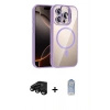 MARSİLYAN™- iPhone 15 Pro Max Kılıf Yadigar Asil Koleksiyonu - Siyah Joko Magic 5D Cam + Raze Metal Kamera Lens - SH