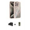 MARSİLYAN™- iPhone 15 Pro Max Kılıf Yadigar Asil Koleksiyonu - Siyah Joko Magic 5D Hayalet Cam + Raze Metal Kamera Lens - TMGI