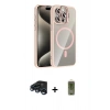 MARSİLYAN™- iPhone 15 Pro Max Kılıf Yadigar Asil Koleksiyonu - Siyah Joko Magic 5D Hayalet Cam + Raze Metal Kamera Lens - LT