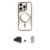 MARSİLYAN™- iPhone 15 Pro Max Kılıf Yadigar Klasik Özel Seri - Siyah Joko Magic 5D Cam + Raze Metal Kamera Lens - LT