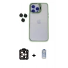 MARSİLYAN™- iPhone 15 Pro Max Kılıf Yankı Asil Serisi - Siyah Joko Magic 5D Cam + PVD Metal Kamera Lens - TU