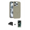MARSİLYAN™- iPhone 15 Pro Max Kılıf Yankı Form Serisi - Şeffaf 360 Full Body Arka Koruyucu + Raze Metal Kamera Lens - GS