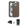 MARSİLYAN™- iPhone 15 Pro Max Kılıf Yankı Form Serisi - Şeffaf 360 Full Body Arka Koruyucu + Raze Metal Kamera Lens - GS
