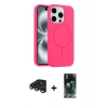 MARSİLYAN™- iPhone 15 Pro Max Kılıf Yankı Form Serisi - Şeffaf 360 Full Body Arka Koruyucu + Raze Metal Kamera Lens - LT