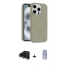 MARSİLYAN™- iPhone 15 Pro Max Kılıf Yankı Form Serisi - Siyah Joko Magic 5D Cam + Raze Metal Kamera Lens - SH