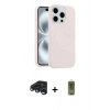 MARSİLYAN™- iPhone 15 Pro Max Kılıf Yankı Form Serisi - Siyah Joko Magic 5D Hayalet Cam + Raze Metal Kamera Lens - LT