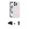 MARSİLYAN™- iPhone 15 Pro Max Kılıf Yankı Form Serisi - Siyah Joko Magic 5D Hayalet Cam + Raze Metal Kamera Lens - SH