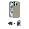 MARSİLYAN™- iPhone 15 Pro Max Kılıf Yankı Form Serisi - Siyah Vanessa Magic Cam + Raze Metal Kamera Lens - TMGI