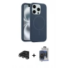MARSİLYAN™- iPhone 15 Pro Max Kılıf Yankı Form Serisi - Siyah Vanessa Magic Cam + Raze Metal Kamera Lens - TMGI