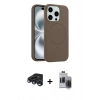 MARSİLYAN™- iPhone 15 Pro Max Kılıf Yankı Form Serisi - Siyah Vanessa Magic Hayalet Cam + Raze Metal Kamera Lens - LT