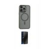 MARSİLYAN™- iPhone 15 Pro Max Kılıf Yankı Işık Özel Seri - Siyah 3D Antistatik Hayalet Cam Ekran Koruyucu