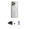 MARSİLYAN™- iPhone 15 Pro Max Kılıf Yankı Işık Özel Seri - Siyah Joko Magic 5D Cam + Raze Metal Kamera Lens - LT