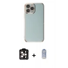 MARSİLYAN™- iPhone 15 Pro Max Kılıf Yankı Serisi - Siyah Joko Magic 5D Cam + PVD Metal Kamera Lens - TU
