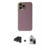 MARSİLYAN™- iPhone 15 Pro Max Kılıf Yankı Serisi - Siyah Vanessa Magic Hayalet Cam + Raze Metal Kamera Lens - GS
