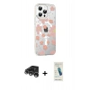 MARSİLYAN™- iPhone 15 Pro Max Kılıf Yörünge Işık Prime - Şeffaf Pasifik Cam Ekran Koruyucu + Raze Metal Kamera Lens - GS