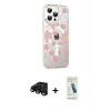 MARSİLYAN™- iPhone 15 Pro Max Kılıf Yörünge Işık Prime - Şeffaf Pasifik Cam Ekran Koruyucu + Raze Metal Kamera Lens - SH