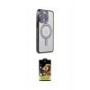 MARSİLYAN™- iPhone 15 Pro Max Kılıf Zirve Doku Prime - Siyah Buffer Cam Ekran Koruyucu