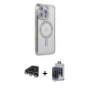MARSİLYAN™- iPhone 15 Pro Max Kılıf Zirve Doku Prime - Siyah Vanessa Magic Cam + Raze Metal Kamera Lens - GS