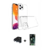 MARSİLYAN™- iPhone 15 Pro Max Kılıf Zirve Doku - Siyah 360 Mat Full Body Arka Koruyucu + Raze Metal Kamera Lens - LT