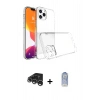 MARSİLYAN™- iPhone 15 Pro Max Kılıf Zirve Doku - Siyah Joko Magic 5D Cam + Gümüş Raze Metal Kamera Lens