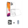 MARSİLYAN™- iPhone 15 Pro Max Kılıf Zirve Doku - Siyah Joko Magic 5D Cam + PVD Metal Kamera Lens - LT