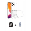 MARSİLYAN™- iPhone 15 Pro Max Kılıf Zirve Doku - Siyah Joko Magic 5D Cam + PVD Metal Kamera Lens - TU