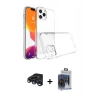 MARSİLYAN™- iPhone 15 Pro Max Kılıf Zirve Doku - Siyah Vanessa Magic Cam + Raze Metal Kamera Lens - LT