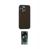 MARSİLYAN™- iPhone 15 Pro Max Kılıf Zirve Işık Serisi - Siyah 360 Mat Full Body Arka Koruyucu