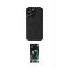 MARSİLYAN™- iPhone 15 Pro Max Kılıf Zirve Işık Serisi - Siyah 360 Mat Full Body Arka Koruyucu