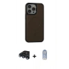 MARSİLYAN™- iPhone 15 Pro Max Kılıf Zirve Işık Serisi - Siyah Joko Magic 5D Cam + Raze Metal Kamera Lens - LT