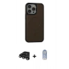 MARSİLYAN™- iPhone 15 Pro Max Kılıf Zirve Işık Serisi - Siyah Joko Magic 5D Cam + Raze Metal Kamera Lens - TMGI