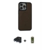 MARSİLYAN™- iPhone 15 Pro Max Kılıf Zirve Işık Serisi - Siyah Joko Magic 5D Hayalet Cam + Raze Metal Kamera Lens - LT