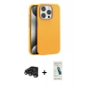 MARSİLYAN™- iPhone 15 Pro Max Kılıf Zirve Modern Prime - Şeffaf Pasifik Cam Ekran Koruyucu + Raze Metal Kamera Lens - TMGI