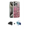MARSİLYAN™- iPhone 15 Pro Max Kılıf Zirve Modern Prime - Siyah 3D Antistatik Seramik Nano Ekran Koruyucu + Raze Metal Kamera Lens - TMGI