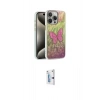 MARSİLYAN™- iPhone 15 Pro Max Kılıf Zirve Modern Prime - Siyah Bilvis 0.18mm Plus Cam Ekran Koruyucu