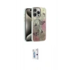 MARSİLYAN™- iPhone 15 Pro Max Kılıf Zirve Modern Prime - Siyah Bilvis 0.18mm Plus Cam Ekran Koruyucu