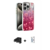 MARSİLYAN™- iPhone 15 Pro Max Kılıf Zirve Modern Prime - Siyah Bilvis 0.18mm Plus Cam Ekran Koruyucu + Raze Metal Kamera Lens - TMGI