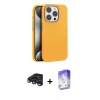 MARSİLYAN™- iPhone 15 Pro Max Kılıf Zirve Modern Prime - Siyah Bilvis 5in1 3D Magic Cam Ekran Koruyucu + Raze Metal Kamera Lens - LT