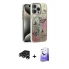 MARSİLYAN™- iPhone 15 Pro Max Kılıf Zirve Modern Prime - Siyah Bilvis 5in1 5D Magic Hayalet Cam Ekran Koruyucu + Raze Metal Kamera Lens - GS