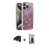 MARSİLYAN™- iPhone 15 Pro Max Kılıf Zirve Modern Prime - Siyah Bilvis Hayalet Cam Ekran Koruyucu + Raze Metal Kamera Lens - GS