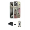 MARSİLYAN™- iPhone 15 Pro Max Kılıf Zirve Modern Prime - Siyah Bilvis Hayalet Cam Ekran Koruyucu + Raze Metal Kamera Lens - LT