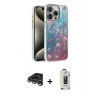 MARSİLYAN™- iPhone 15 Pro Max Kılıf Zirve Modern Prime - Siyah Bilvis Hayalet Cam Ekran Koruyucu + Raze Metal Kamera Lens - GS