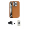 MARSİLYAN™- iPhone 15 Pro Max Kılıf Zirve Modern Prime - Siyah Bilvis Hayalet Cam Ekran Koruyucu + Raze Metal Kamera Lens - LT
