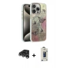 MARSİLYAN™- iPhone 15 Pro Max Kılıf Zirve Modern Prime - Siyah Bilvis Hayalet Cam Ekran Koruyucu + Raze Metal Kamera Lens - GS