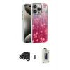 MARSİLYAN™- iPhone 15 Pro Max Kılıf Zirve Modern Prime - Siyah Bilvis Hayalet Cam Ekran Koruyucu + Raze Metal Kamera Lens - TMGI