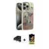 MARSİLYAN™- iPhone 15 Pro Max Kılıf Zirve Modern Prime - Siyah Buffer Cam Ekran Koruyucu + Raze Metal Kamera Lens - GS