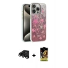 MARSİLYAN™- iPhone 15 Pro Max Kılıf Zirve Modern Prime - Siyah Buffer Cam Ekran Koruyucu + Raze Metal Kamera Lens - SH