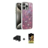 MARSİLYAN™- iPhone 15 Pro Max Kılıf Zirve Modern Prime - Siyah Buffer Cam Ekran Koruyucu + Raze Metal Kamera Lens - SH