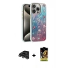 MARSİLYAN™- iPhone 15 Pro Max Kılıf Zirve Modern Prime - Siyah Buffer Cam Ekran Koruyucu + Raze Metal Kamera Lens - TMGI